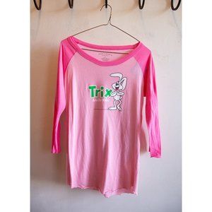 Pink Trix Are For Kids 3/4 length sleeve shirt